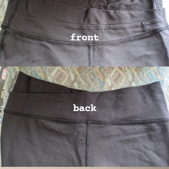 Lululemon jogger tights, black, size 6 - Picture 5 of 7